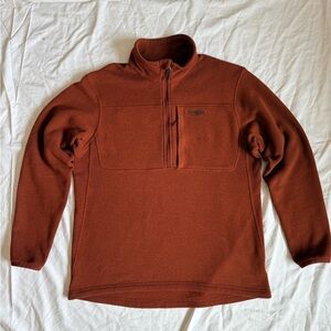 Men's Sitka Gear Fortitude Rust Fleece Sweater